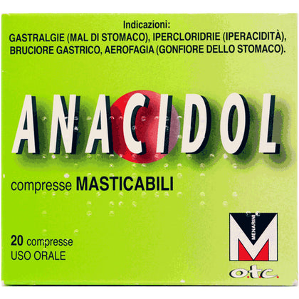 Anacidol 20 Compresse Masticabili Tubo
