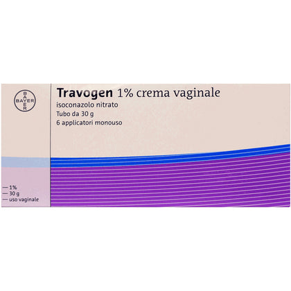 Travogen Crema Vaginale 30g 1%+6app