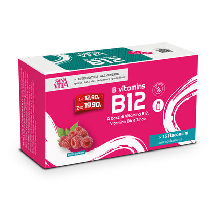 Sanavita B Vitamins B12 15 Flaconcini