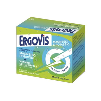 Ergovis Magnesio E Potassio + Vitamine Gruppo B 24 Bustine