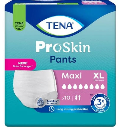 Tena Proskin Pants Maxi Xl 10 Pezzi