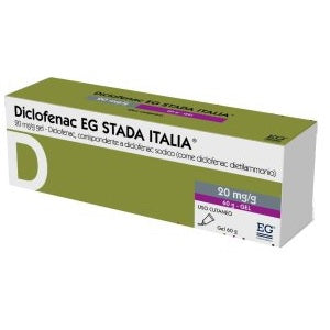 Diclofenac Eg Strada Italia 20 Mg/g Gel 60G