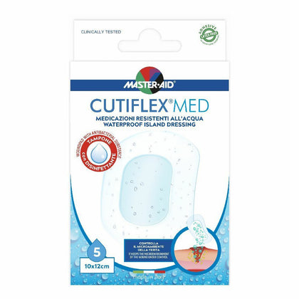 Master Aid Cutiflex Med Cerotti Resistenti Acqua 10x12cm