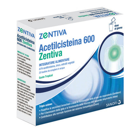 Acetilcisteina 600 Zentiva 10 Buste