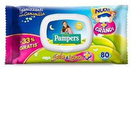 Pampers Wipes Sole Luna 120+40