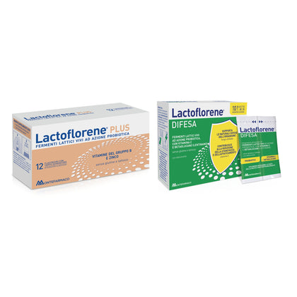 Lactoflorene Plus 12 Flaconcini+lactoflorene Difesa 10 Buste