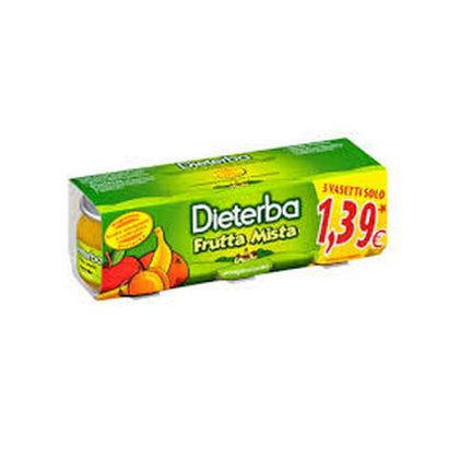 Dieterba Omogeneizzato Frutta Mis 3x80g