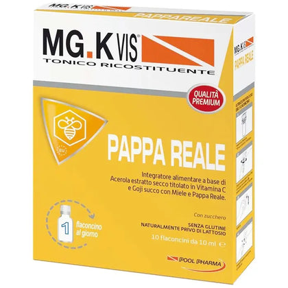 Mgk Vis Tonico Ricostituente Pappa Reale 10 Flaconcini 10ml