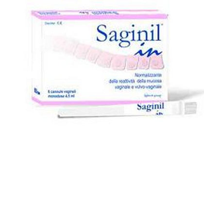 Saginil In Cannula Vaginale 4,5x5 Pezzi