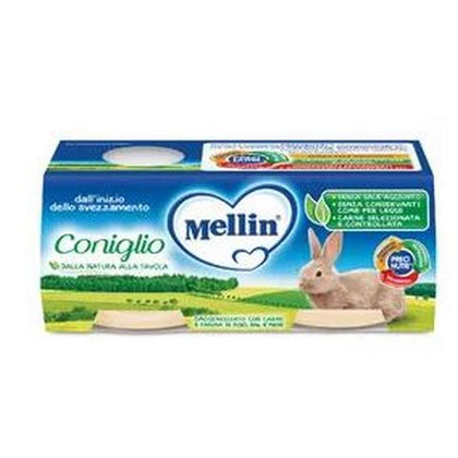 Mellin Omogeneizzato Coniglio 2x80g