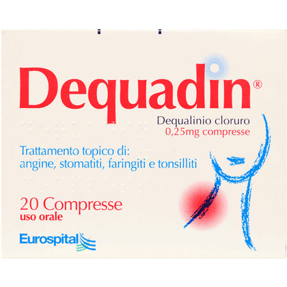 Dequadin 20 Compresse 0,25mg