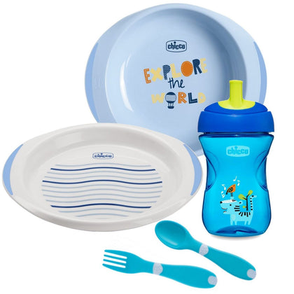 Chicco Set Pappa 12m+ Azzurro