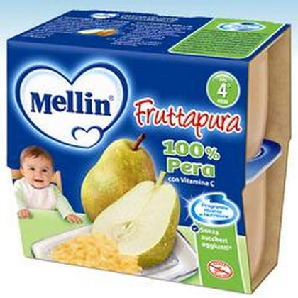 Mellin Frutta Pura Pera 4x100g