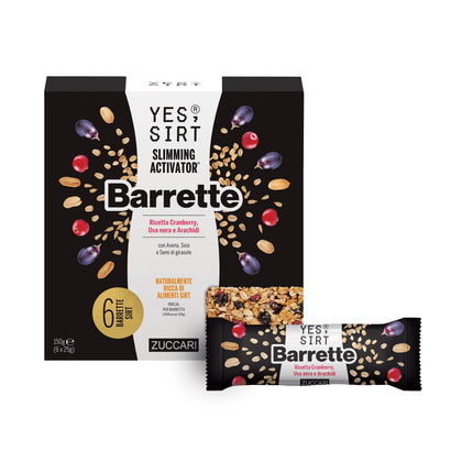 Yes Sirt Bar Cranber Uva Nera Arach 6 Pezzi