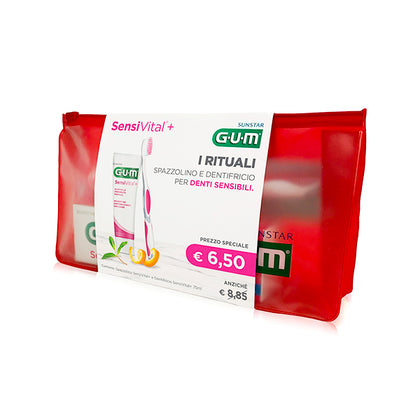 Gum I Rituali Sensivital+ Dentifricio + Spazzolino