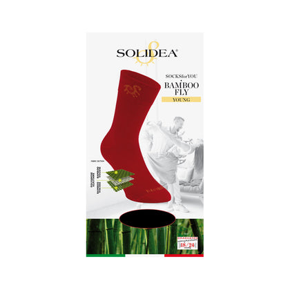 Solidea Socks For You Bamboo Fly Young Nero M