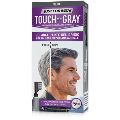 Touch Of Gray Trattamento Colorante Graduale Nero