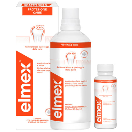 Elmex Protezione Carie Collutorio 400ml + 100ml