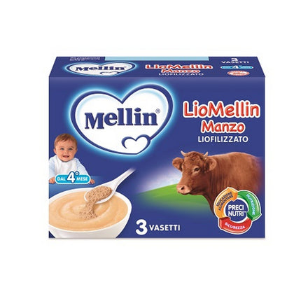 Mellin Liofilizzato Manzo 3x10g
