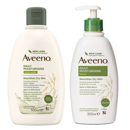 Aveeno Bagno Doccia+crema Idratante Corpo Senza Profumo