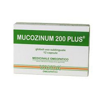 Mucozinum 200 Plus 12 Capsule Vanda