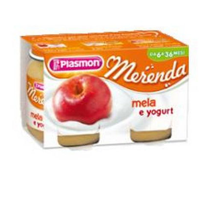 Plasmon Omogeneizzato Yog/mela 120gx2 Pezzi