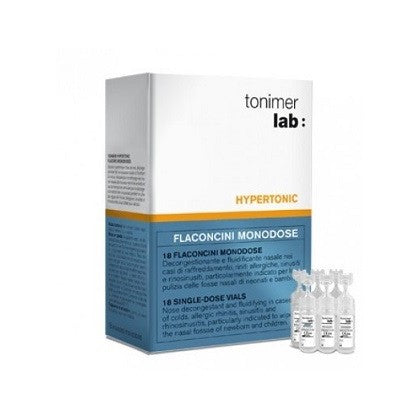 Tonimer Lab Hypertonic Monodose 18 Flaconcini