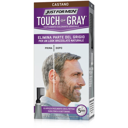 Touch Of Gray Trattamento Colorante Graduale Castano