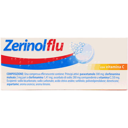 Zerinolflu 12 Compresse Effervescenti