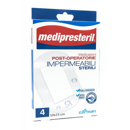 Medipresteril Cerotti Post Operatori Impermeabili 10x15cm