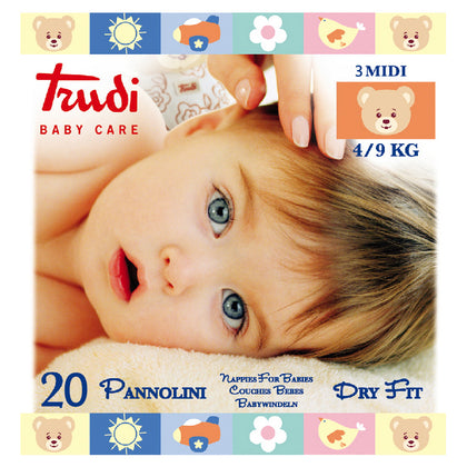 Trudi Baby Care Pannolini 3 Midi 4/9kg