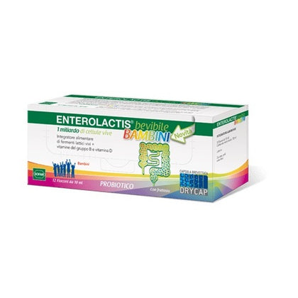 Enterolactis Bevibile Bambini 12 Flaconi