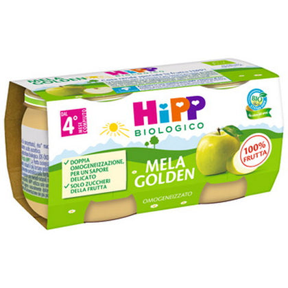 Hipp Bio Omogeneizzato Mela Golden2x80g