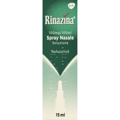 Rinazina Spray Nasale 15ml 0,1%