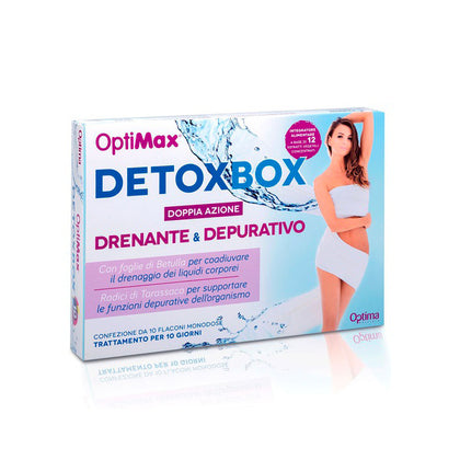 Optimax Detoxbox Doppia Azione 10 Flaconcini