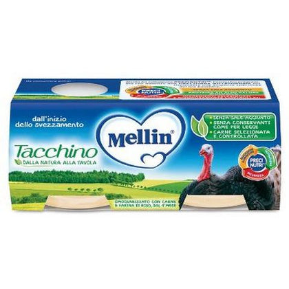 Mellin Omogeneizzato Tacchino 2x80g