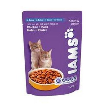 Iams Cat Kitten&junior 100g
