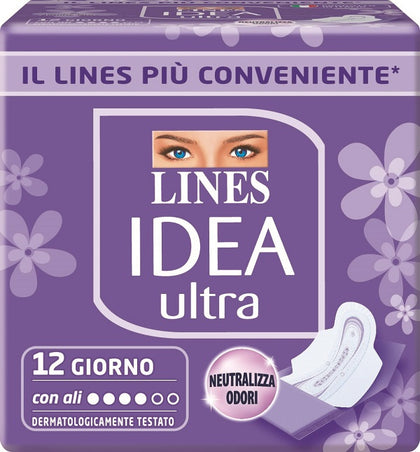 Idea Ultra Giorno C/ali 12 Pezzi