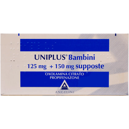 Uniplus Bb 10 Supposte 125mg+150mg